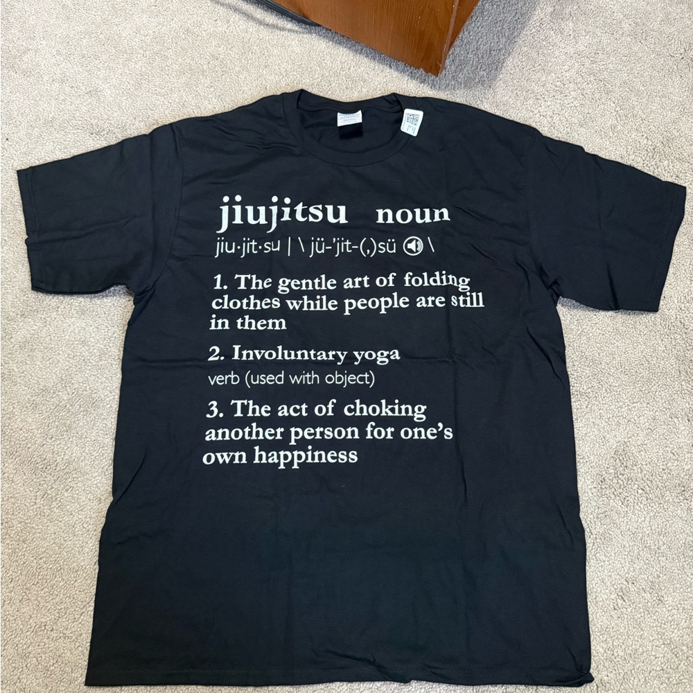 Black Jiu Jitsu Graphic T-Shirt Men’s L